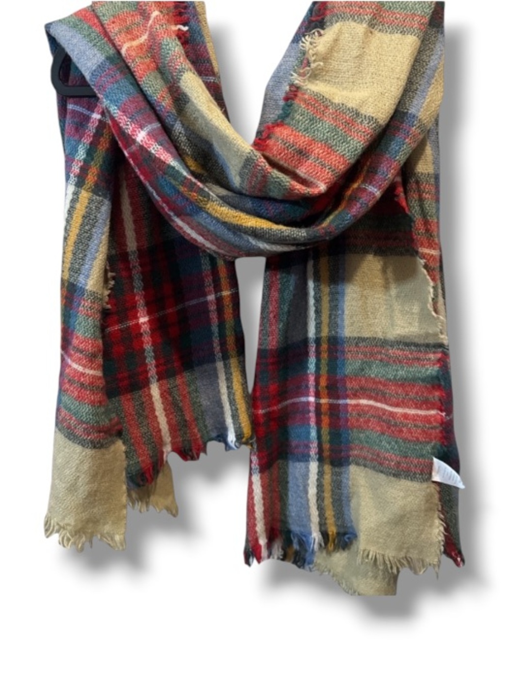 Nordstrom Rack Women’s Tartan Plaid Oversized Scarf Wrap Shawl Blanket